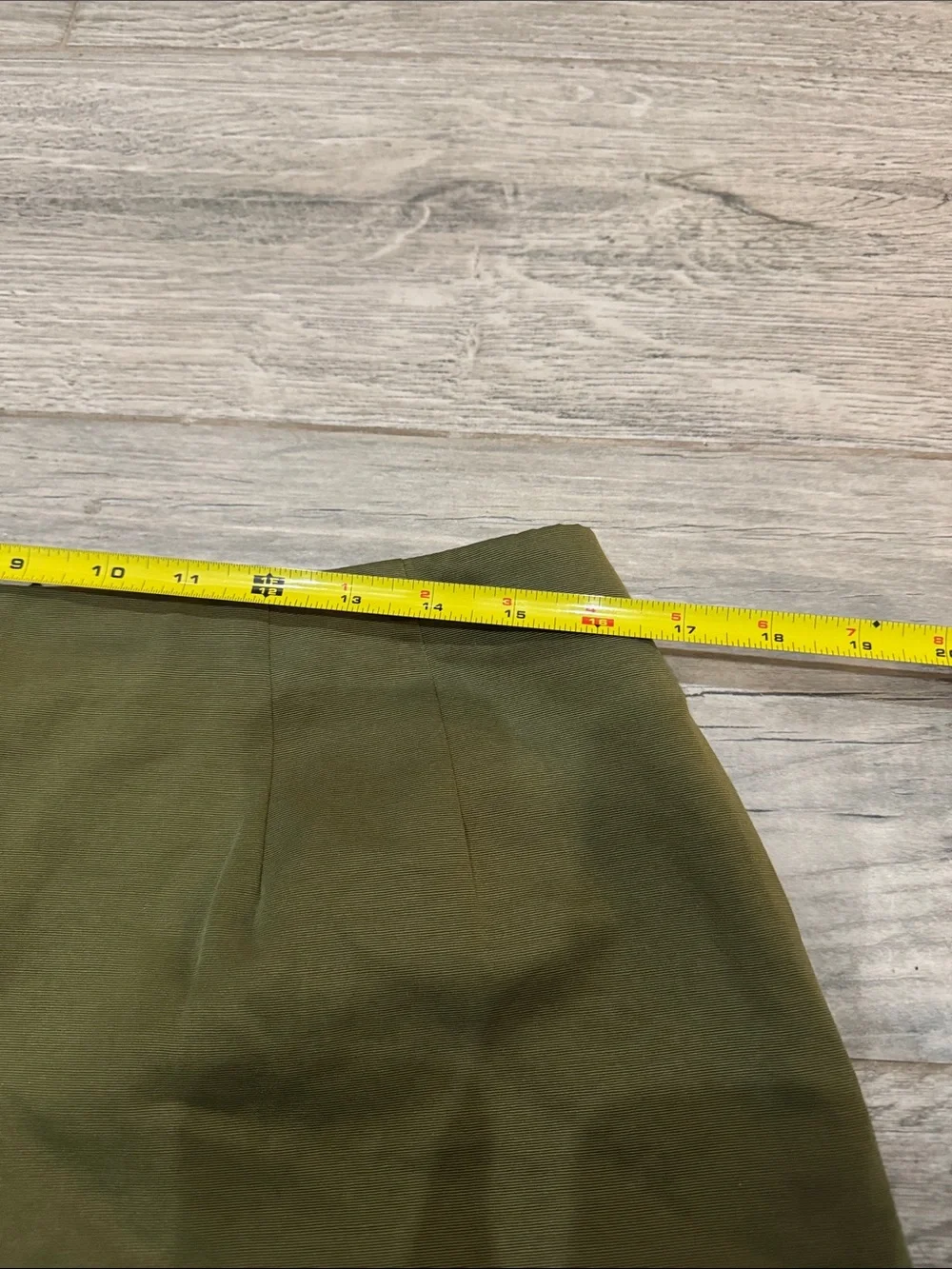 kate spade Saturday Olive Green High-Waist Tailored Shorts